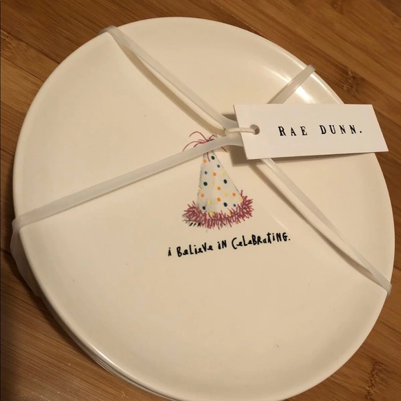 Rae Dunn I Believe In Celebrating Set - Picture 1 of 2